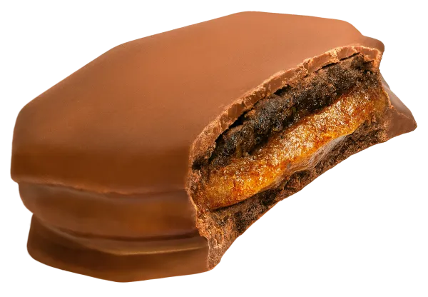 Alfajor Recheado com Tâmara e Cobertura Chocolate Meio Amargo