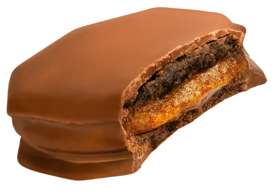 Alfajor Recheado com Tâmara e Cobertura Chocolate Meio Amargo