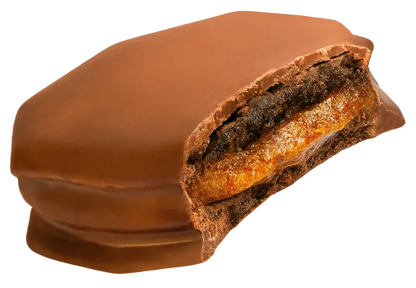 Caixa de Alfajor Recheado com Tâmara e Cobertura Chocolate Meio Amargo