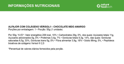 Caixa de Alfajor Recheado com Tâmara e Cobertura Chocolate Meio Amargo